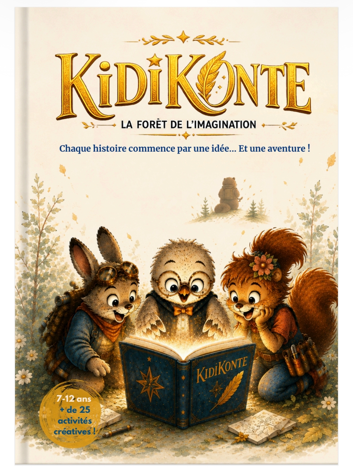 Couverture de Kidikonte, la forêt de l'imagination